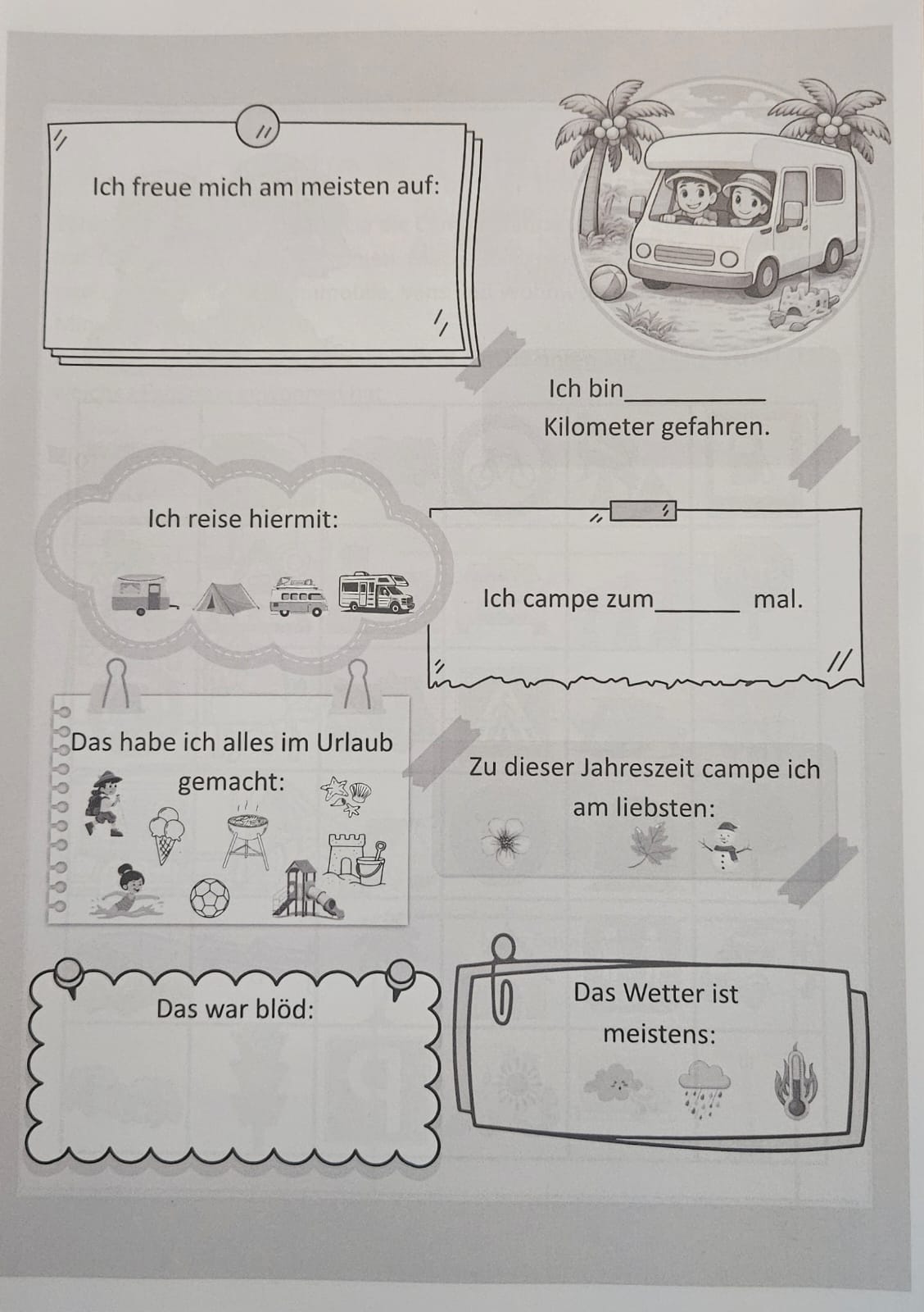 Til & Lia Camping Rätsel und Mitmachheft